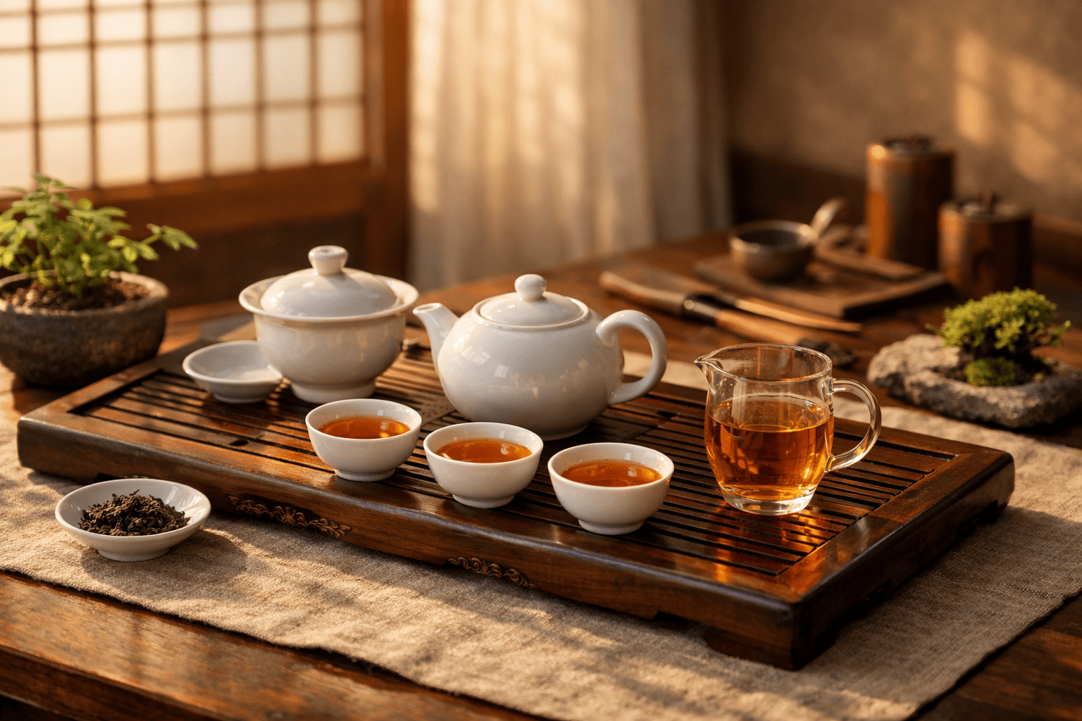 茶席与茶器氛围